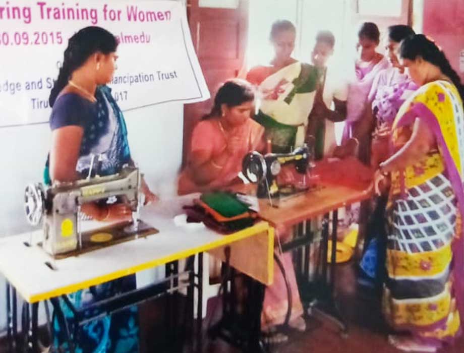  Tailoring training for rural women: 